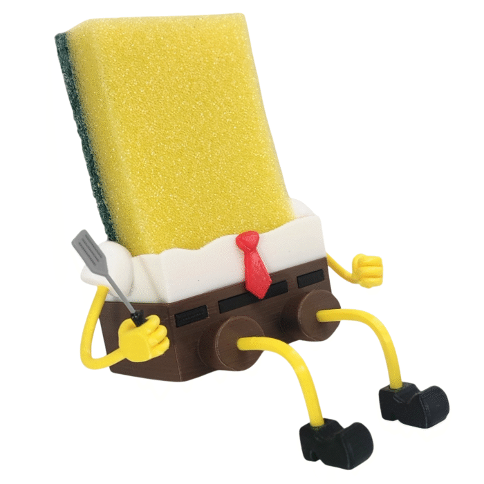 IMG Bob espa 1 Portaesponja Bob Esponja 3D Decoración De Cocina, Soporte de Esponja para Cocina, Porta Esponja de limpieza de cocina