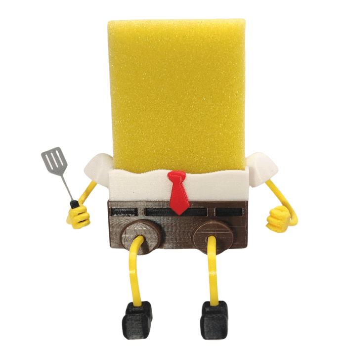 IMG Bob espa 2 Portaesponja Bob Esponja 3D Decoración De Cocina, Soporte de Esponja para Cocina, Porta Esponja de limpieza de cocina