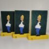 Homero Simpson Porta Esponja de Cocina, Soporte de limpieza de cocina,Decoración Para Hogar, Accesorio Fregadero.