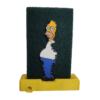 Homero Simpson Porta Esponja de Cocina, Soporte de limpieza de cocina,Decoración Para Hogar, Accesorio Fregadero.