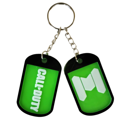 Llavero Par De Placas De Call Of Duty Personalizadas, Cod.