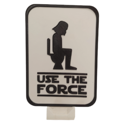 Adorno De Puerta De Baño Darth Vader Star Wars Cartel