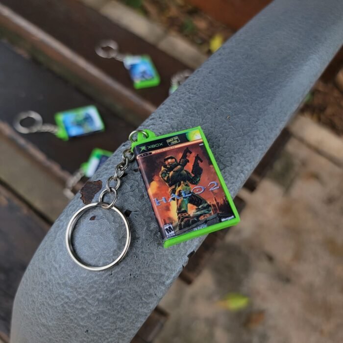 Llavero Estuche Xbox Halo Reach, Halo 1, Halo 2, Halo 3 y Halo 4, xbox one y 360. Gamer